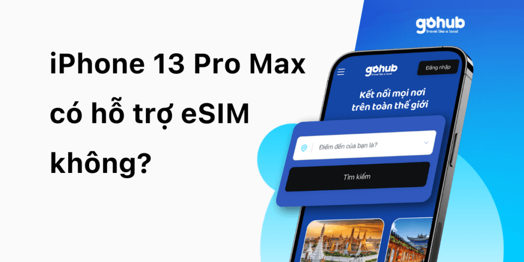iPhone 13 Pro Max có hỗ trợ eSIM không?